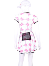 Load image into Gallery viewer, Limited The Adeline Court To Cocktail Dress Pink Hearts &amp; Net
