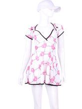 Load image into Gallery viewer, Limited The Adeline Court To Cocktail Dress Pink Hearts &amp; Net
