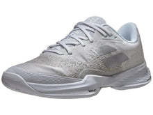 Load image into Gallery viewer, Babolat Men`s Jet Mach 3 All Court Tennis Shoes are designed to boost your confidence and speed on the court through the innovative use of Matryx® EVO fabric.
