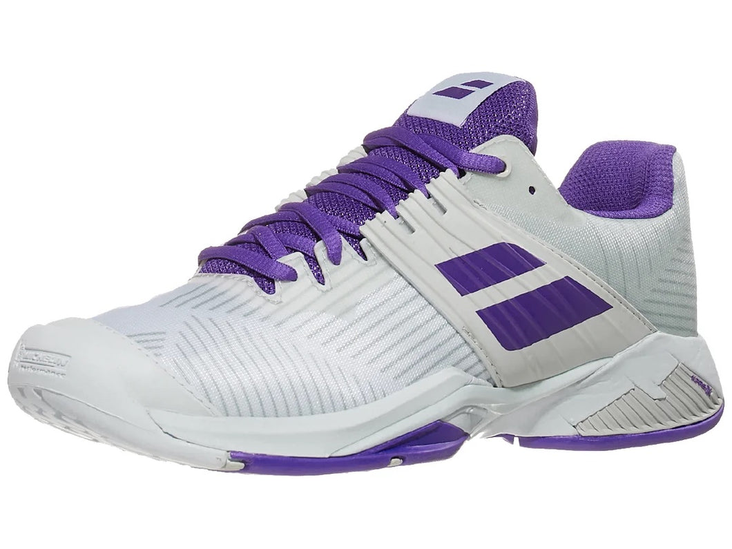 The Babolat Women`s Propulse Fury All Court Tennis Shoes are designed for players who expect explosive performance out of their durability shoes. 