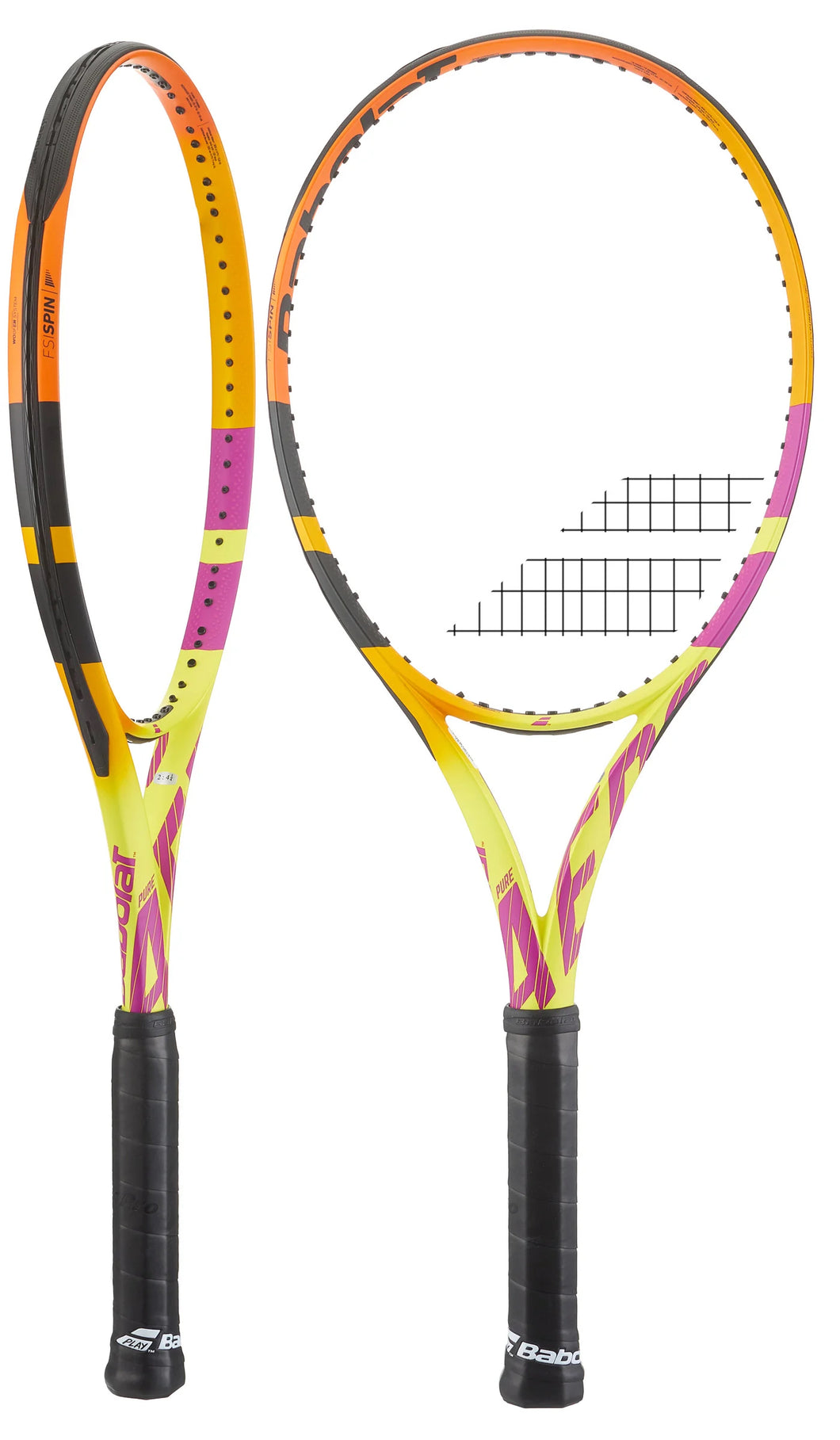 Introducing the Pure Aero Rafa! Endorsed by Rafael Nadal this special cosmetic version of the Pure Aero has the same specs and playability as the standard cosmetic.