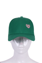 Load image into Gallery viewer, Spring Collection Trucker Hat with Pink Heart + Rackets Logo - I LOVE MY DOUBLES PARTNER!!!
