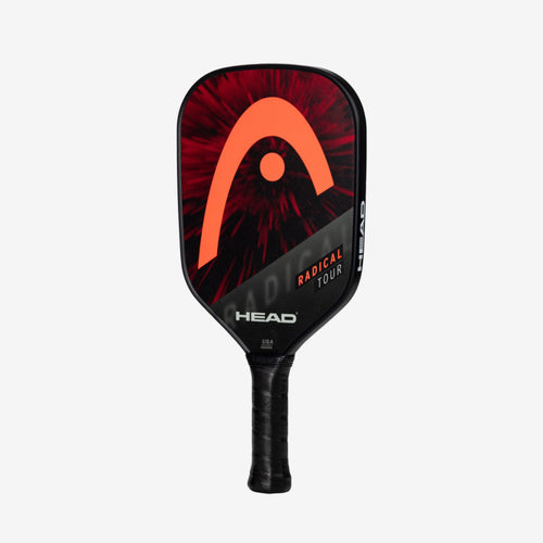 The Radical Tour GR is made for the powerful player who needs stability as well. In addition to its graphite hitting surface, it features the new Control Stabilizer Technology (CST) for added stability during powerful rallies.