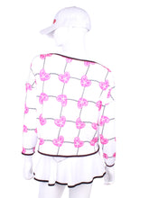 Load image into Gallery viewer, Long Sleeve Pink Hearts &amp; Net - I LOVE MY DOUBLES PARTNER!!!
