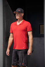 Load image into Gallery viewer, New for 2022 - Stay cool on the court with our new men&#39;s original Polo Shirt. It is super soft and has light mesh on the sides so your body can breath while playing. 
