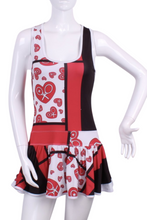 Load image into Gallery viewer, Mondrian Print Sandra Dee Tennis Dress - I LOVE MY DOUBLES PARTNER!!!
