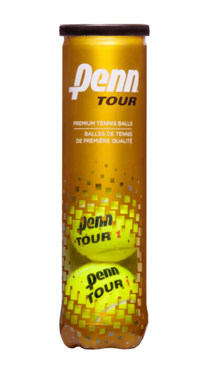 Penn Tour Regular Duty Tennis Balls are used in four out of the five biggest tournaments in North America.