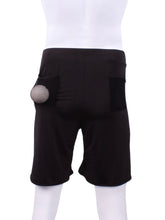 Load image into Gallery viewer, Men’s Shorts Black Long - I LOVE MY DOUBLES PARTNER!!!
