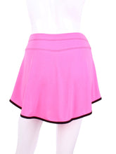 Load image into Gallery viewer,  This is our limited edition Gladiator Skirt Pink.  This piece has a silky soft and quick-drying matching shorties, and binding to match.  We make these in very small quantities - by design.  Unique.  Luxurious.  Comfortable.  Cool.  Fun.
