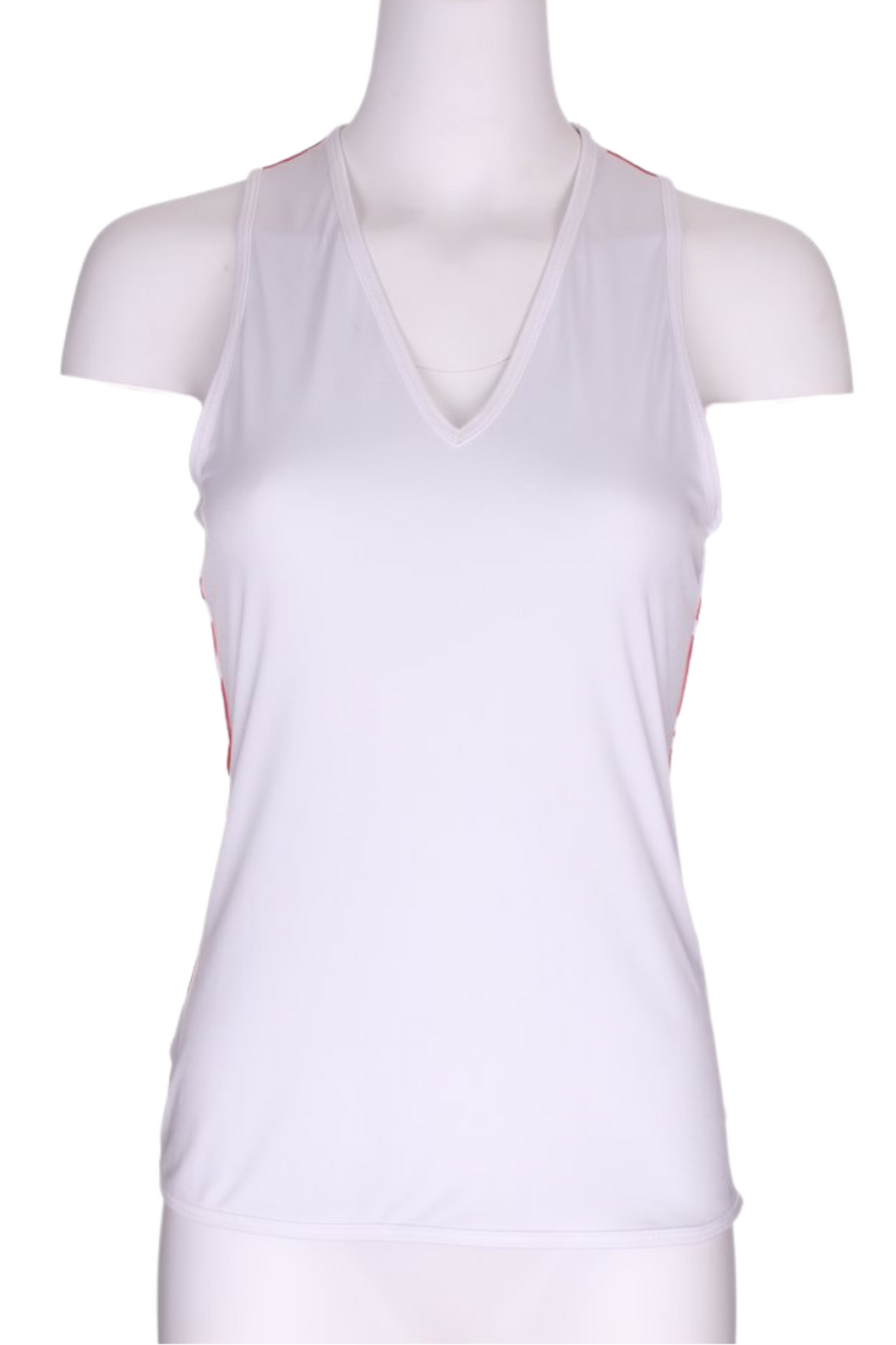 Soft White Vee Tank - I LOVE MY DOUBLES PARTNER!!!