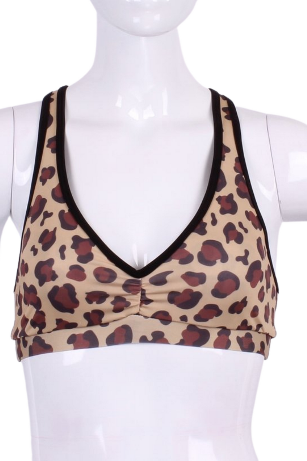 Leopard LOVE “V” Bra - I LOVE MY DOUBLES PARTNER!!!