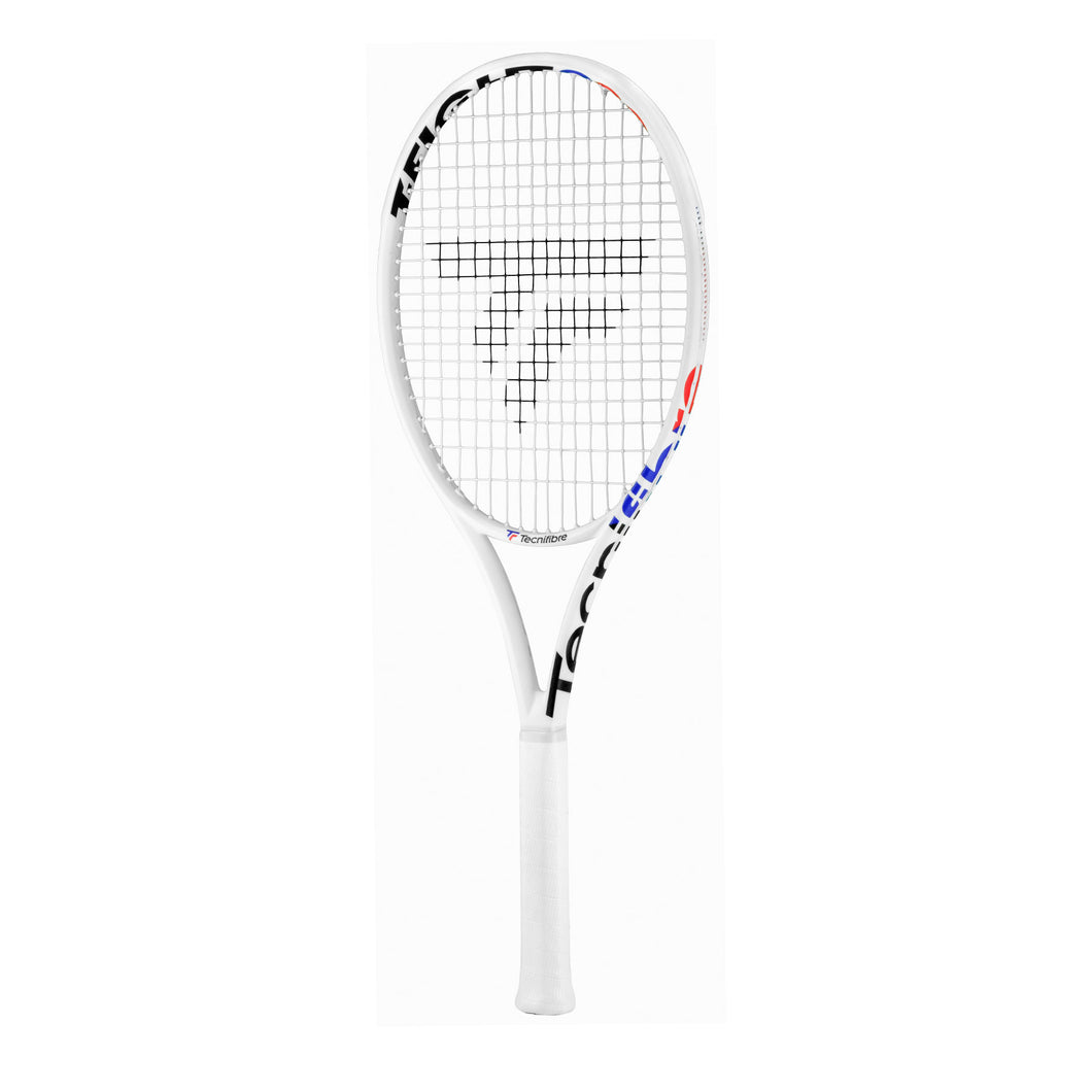The TECNIFIBRE T-Fight 280 Isoflex Unstrung Tennis Racket in White is a high-performance tennis racket designed for players seeking power, precision, and control on the court. 