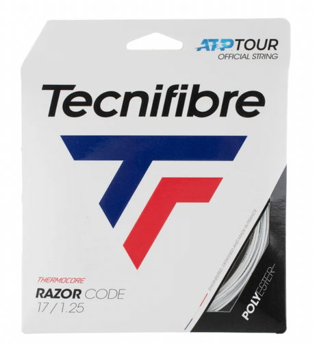 Tecnifibre Razor Code White Polyester Tennis String - I LOVE MY DOUBLES PARTNER!!!