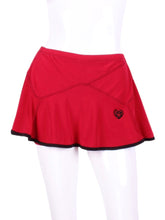 Load image into Gallery viewer, Triangle Red Skirt with Black Trim
