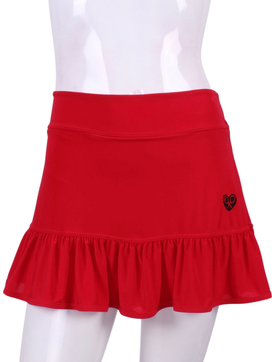 Red Ruffle Skirt - I LOVE MY DOUBLES PARTNER!!!