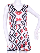 Load image into Gallery viewer, Zig Zag Print Angelina Dress - I LOVE MY DOUBLES PARTNER!!!
