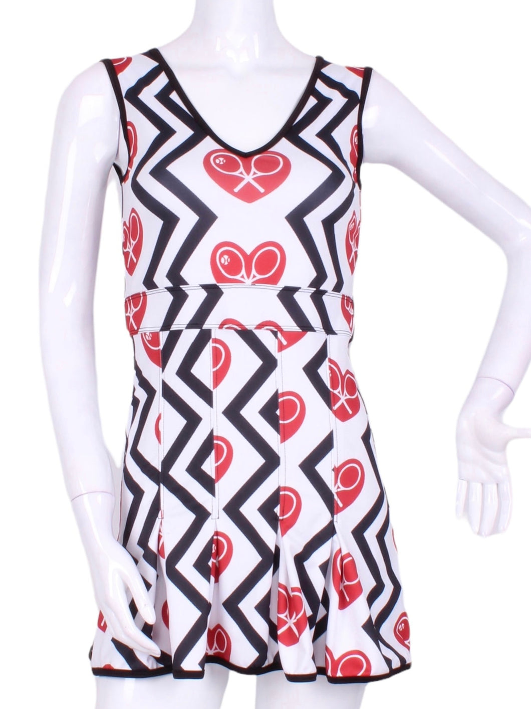 Zig Zag Print Angelina Dress - I LOVE MY DOUBLES PARTNER!!!
