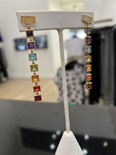 Load image into Gallery viewer, Seven Chakra Earrings - I LOVE MY DOUBLES PARTNER!!!
