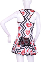 Load image into Gallery viewer, Zig Zag Sandra Dee Tennis Dress - I LOVE MY DOUBLES PARTNER!!!
