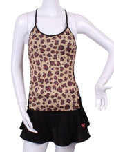 Load image into Gallery viewer, Leopard Tiny Tank - I LOVE MY DOUBLES PARTNER!!!
